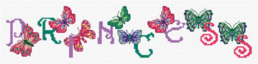 combine these letters to form names or words to cross stitch